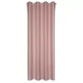 Zasłona różowa w motylki 140x250 cm przelotka WENDY Eurofirany