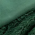 Koc o strukturze miękkiego futra 150x200 cm ciemnozielony TIFANY 1 DESIGN 91 Eurofirany