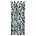 Zasłona zielono, szara z wodoodpornej tkaniny idealna do ogrodu i na taras 155x220 cm szelki/rzep GARDEN Eurofirany