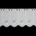 Tkanina firanowa zazdrostka zdobiona haftem drobnych kwiatów Eurofirany
