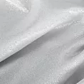 Poszewka szyta biało srebrna z gładkiej tkaniny przeplatanej błyszczącą lureksową nicią
