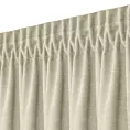 Zasłona jasnobeżowa z tkaniny welurowej 420x260 cm taśma - Dora Eurofirany