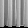 Firana szyta na taśmie 8 cm biała z delikatnej i miękkiej dotyku tkaniny typu MARKIZETA, wykończona obciążnikiem
