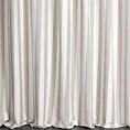 Tkanina zasłonowa o  płóciennym splocie w paski Eurofirany