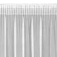 Firana biała o strukturze drobnego deszczyku 350x270 cm taśma NICEA Eurofirany