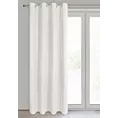 Zasłona kremowa welwetowa 100% zaciemniająca 140x250 cm przelotka NITA Eurofirany