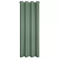 Zasłona ciemnomiętowa z matowej gładkiej tkaniny 140x250 cm przelotka RITA Eurofirany
