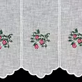 Tkanina firanowa zazdrostka z świątecznym haftem Eurofirany