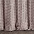 Zasłona szyta na taśmie 5 cm SHAVIA popielato pudrowa elegancka z modnym wzorem marokańskiej koniczyny i delikatnym cieniowaniem Italissima Eva Minge