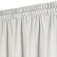 Zasłona jasnoszara z tkaniny welurowej 420x260 cm tunel Dora Eurofirany