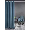 Zasłona ciemnoniebieska z matowego welwetu 140x250 cm przelotka ADELLE Diva Line Eurofirany