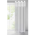Firana biała w stylu glamour 140x250 cm przelotka AMIRA Eurofirany