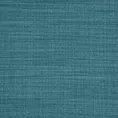 Roleta rzymska turkusowa z miękkiej tkaniny o naturalnym splocie w stylu ekologicznym