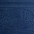 Narzuta welwetowa granatowa 170x210 cm pikowana metodą hot press - VELVET2 Eurofiran