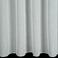 Firana szyta na flexach naturalna z miękkiej tkaniny w stylu eko, o naturanym splocie, wykończona obciążnikiem