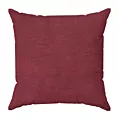 Poszewka szyta DORA - HIT bordowa z miękkiej tkaniny o welurowej strukturze