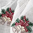Tkanina firanowa zazdrostka z świątecznym haftem Eurofirany