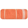 Ręcznik kąpielowy 50x90 cm bawełniany kolor pomarańczowy ze stębnowaną bordiurą 500 g/m2 MIRA Eurofirany
