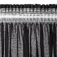 Zasłona czarna z moherowej tkaniny 140x270 cm taśma AGIS Eurofirany