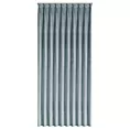 Zasłona srebrna z welwetowej tkaniny 125x270 cm system flex - MELANIE Eurofirany