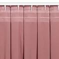 Zasłona różowa z matowego welwetu 140x300 cm taśma imintująca flex MADLEN Eurofirany