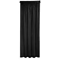 Zasłona czarna z gładkiego welwetu 140x270 taśma SIBEL Pierre Cardin Eurofirany