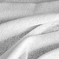 Zasłona biało, srebrzysta z dodatkiem błyszczącej nici 140x250 cm przelotka ESSI Eurofirany