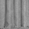 Zasłona szyta na taśmie fala srebrna z tkaniny szenilowej z efektem melanżu