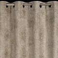 Zasłona beżowa z tkaniny szenilowej 135x250 przelotka ALETA Eurofirany