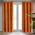 Zasłona ruda z ekskluzywnego matowego welwetu 140x250 cm przelotka RIA Diva Line Eurofirany