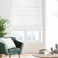 Roleta rzymska ADESSA biała z miękkiej tkaniny o welurowej strukturze