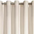 Zasłona jasnobeżowa z ekskluzywnego matowego welwetu 140x250 cm przelotka VILLA Eurofirany