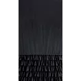 Zasłona czarna zdobiona falbanami i lśniącymi akcentami z welwetu 140x270 cm przelotka CARLI Eurofirany
