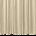 Zasłona szyta na taśmie 5 cm kremowa z jednokolorowej gładkiej tkaniny
