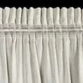 Zasłona naturalna z dodatkiem lnu i efektem deszczyku 140x300 cm taśma JUDYTA Eurofirany