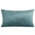 Poduszka 30 x 50 cm welwetowa ciemnoniebieska z kontrastującą lamówką GAJA 3 Eurofirany