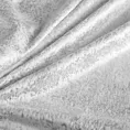 Zasłona biało, srebrna welwetowa z przecieranym błyszczącym nadrukiem 135x270 cm taśma - AVENA Eurofirany