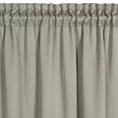 Zasłona beżowa zaciemniająca o strukturalnym wzorze 130x300 cm taśma CARLO Eurofirany