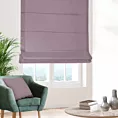 Roleta rzymska wrzosowa z miękkiej tkaniny o welurowej strukturze
