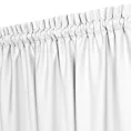 Zasłona biała z tkaniny welurowej 420x260 cm tunel Dora Eurofirany