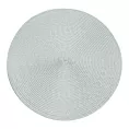 Podkładka okrągła na stół popielata średnica 38 cm JUDY pleciona