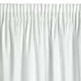 Zasłona biała z matowego welwetu 140x270 cm taśma MELANIE Eurofirany
