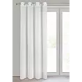 Zasłona biała z moherowej tkaniny 140x250 cm przelotka AGIS Eurofirany