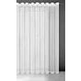 Firana biała o strukturze drobnego deszczyku 350x250 cm przelotka NICEA Eurofirany