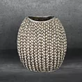 Wazon dekoracyjny MOLY zdobiony plecionym wzorem Eurofirany