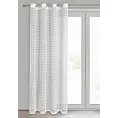 Firana biała z siateczki niewymagająca prasowania 140x250 cm przelotka CARMEN Eurofirany