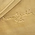 Koc  220x240 cm miodowy o wysokiej gramaturze z haftowanym logo CLARA PIERRE CARDIN Eurofirany