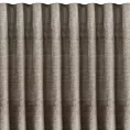 Zasłona beżowa z szenilowej tkaniny 140x270 cm taśma - VANI Eurofirany