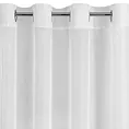 Firana biała o strukturze drobnego deszczyku wzór poziomy 140x250 cm przelotka REBECCA Eurofirany