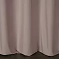 Zasłona szyta na taśmie fala jasnoróżowa z miękkiej półmatowej tkaniny welwetowej